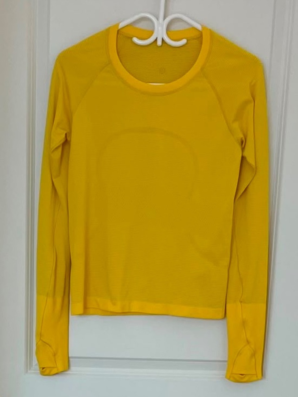 Lululemon Yellow Long Sleeve Athletic Top